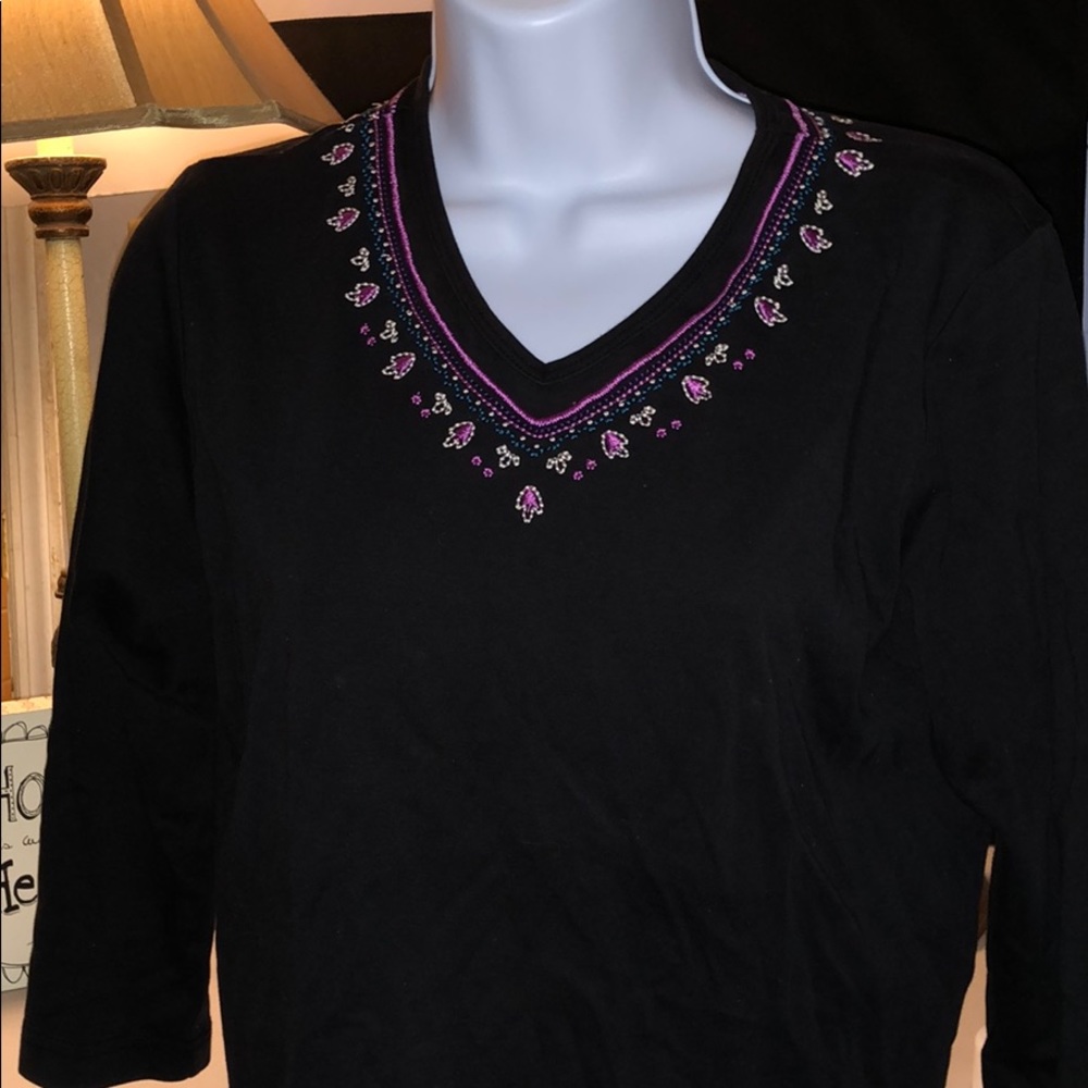 Cute Top By Ann Trinity Sz S